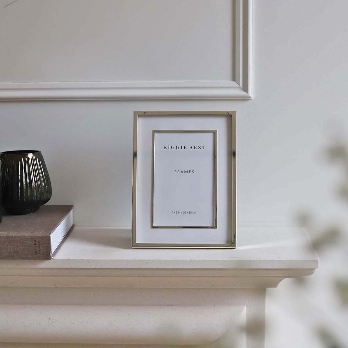 4X6 DOUBLE BORDER SILVER FRAME BIGGIE BEST
