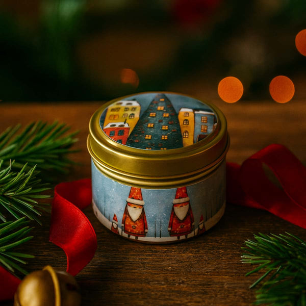 nordic houses scented tin candle