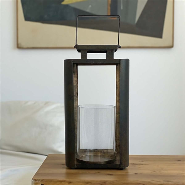 Medium grand aged ludi lantern 39cm