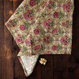 olive green napkins set/4