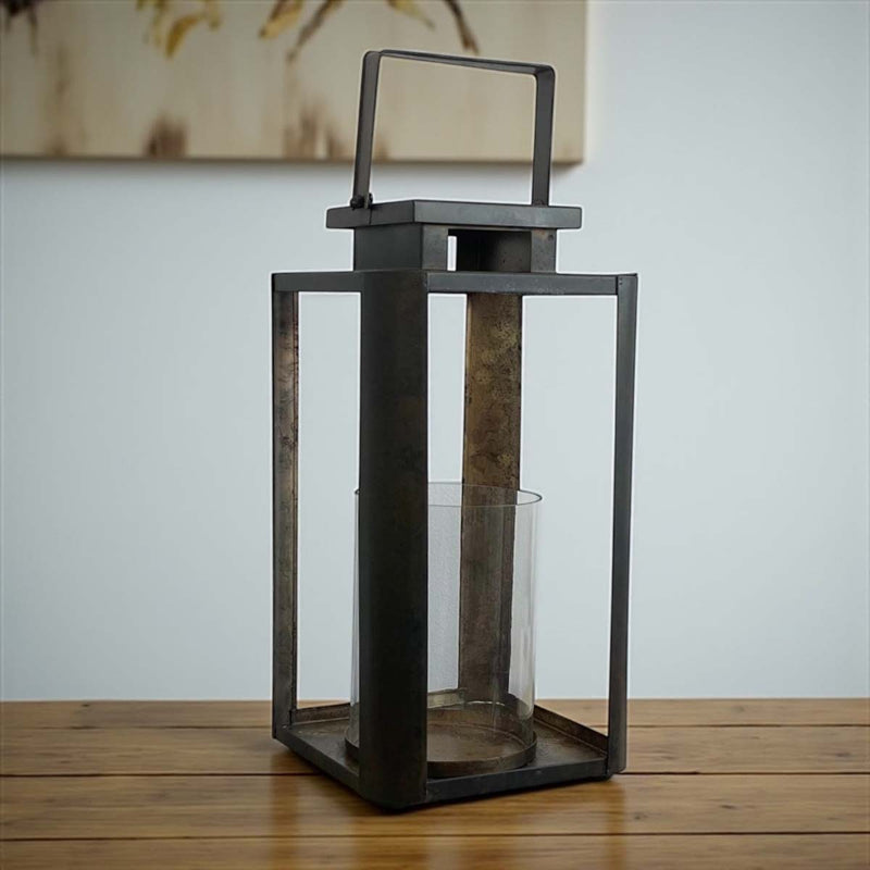 Medium grand aged ludi lantern 39cm