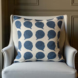 Clouveil blue cushion
