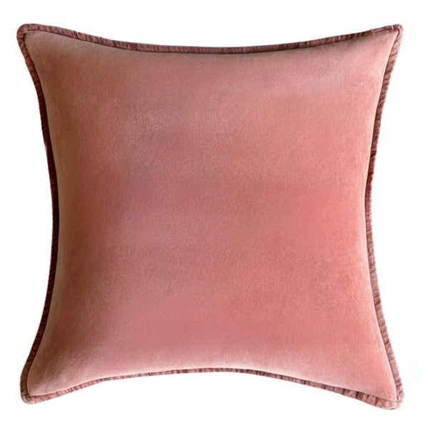 Rust velvet cushion 50x50cm MD
