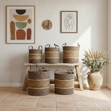 Set of 5 Lokesh baskets