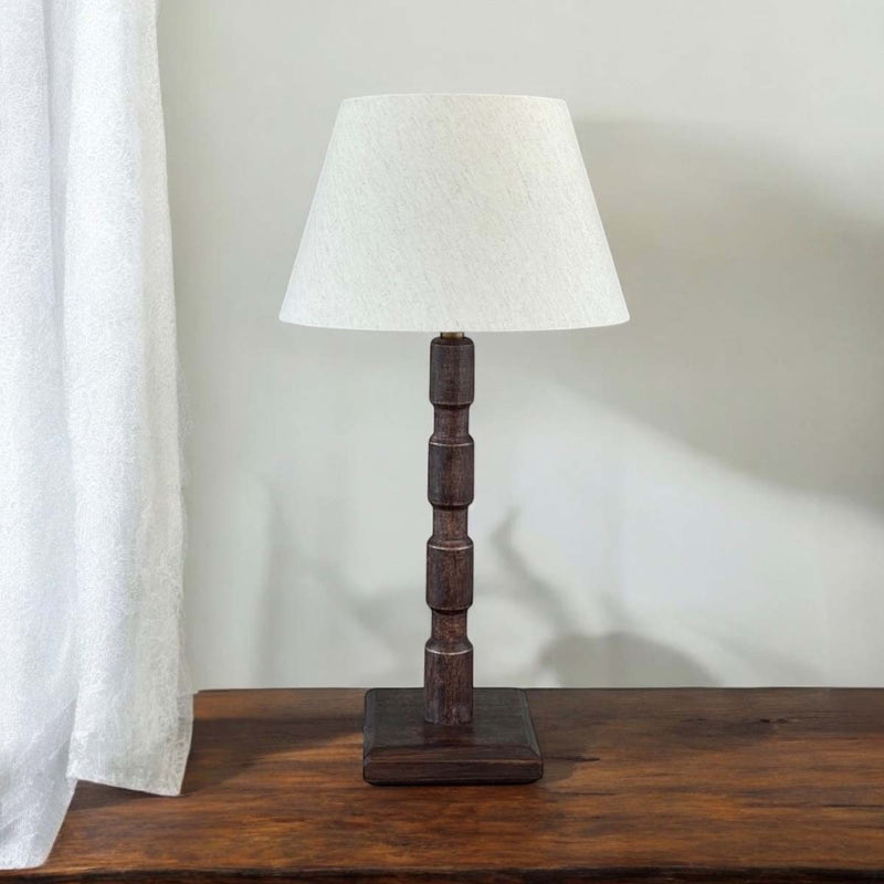 Gustav bedside base & nat shade set