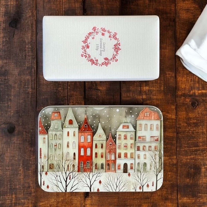 Nordic houses soap tin