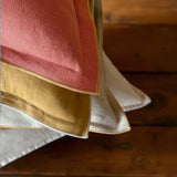Rust /tobacco  linen mix cushion 50x50cm MD