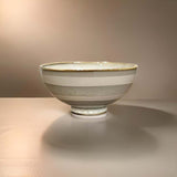 12CM BEIGE STRIPE BOWL