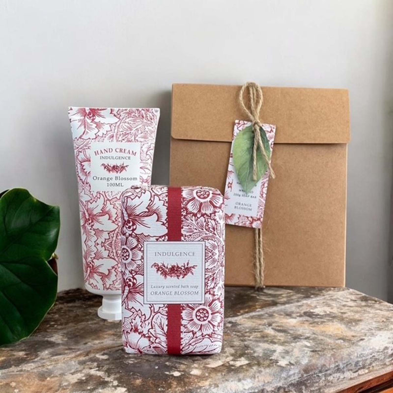 Kraft Bag Gift Set :  Orange Blossom