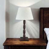 Gustav bedside base & nat shade set