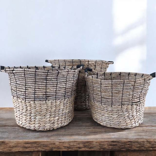 set of 3 bagus baskets