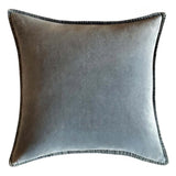 DENIM BLUE STONEWASHED VELVET CUSHION MD