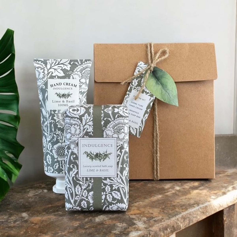 Kraft Bag Gift Set : Lime Basil