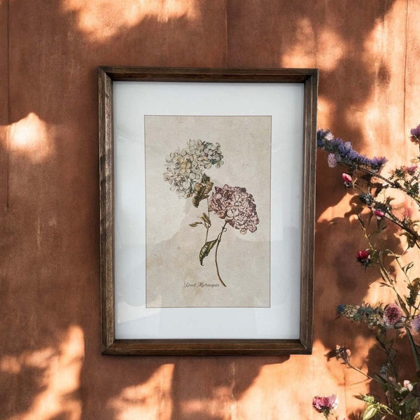 VINTAGE HYDRANGEA WALL ART C