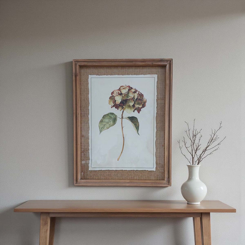 Classic hydrangea wall art -B