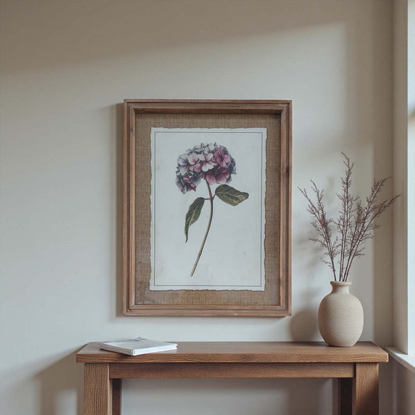 Classic hydrangea wall art -F