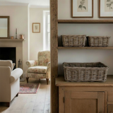Set Of Three Kubu Basket Trays