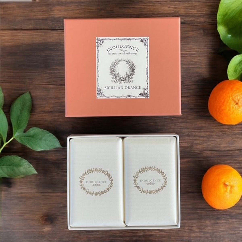 Soap box set of 2 Sicillian Orange