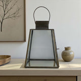 Large rixi aged lantern 22cm