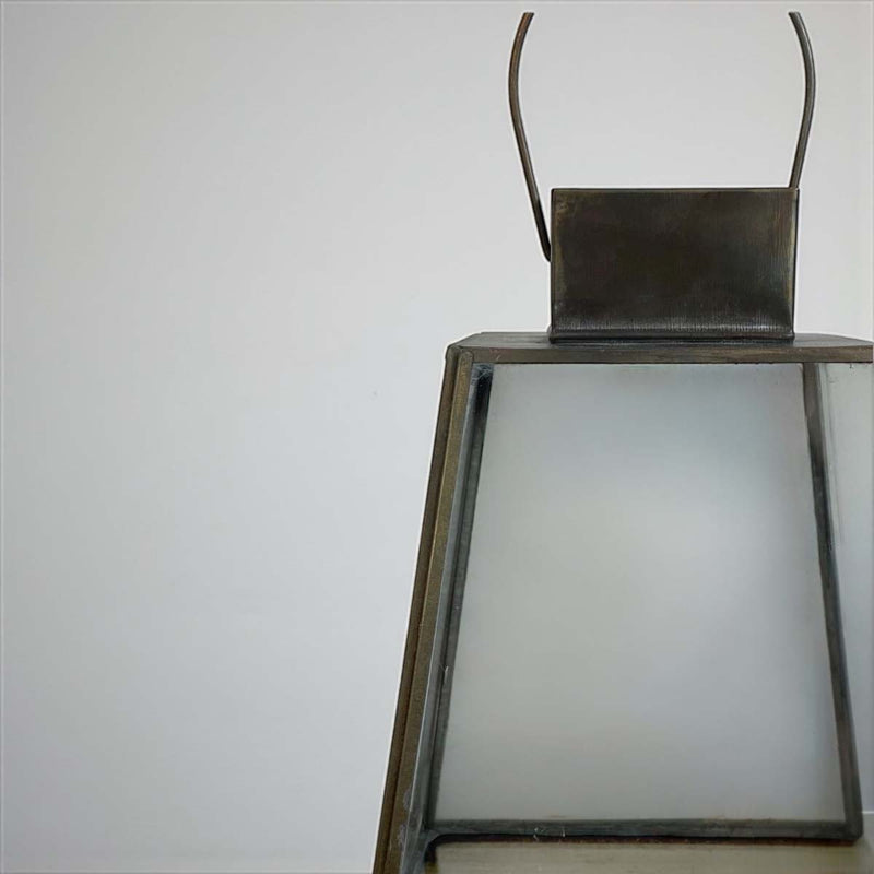 Large rixi aged lantern 22cm