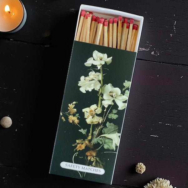 white dhalia botanical  ex long safety matches