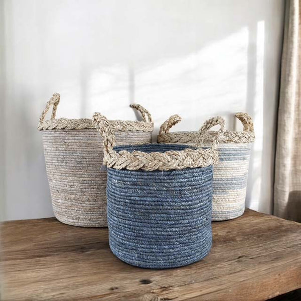 dewi set of 3 assorted baskets