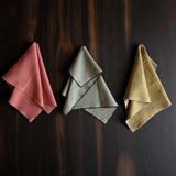 Olive piped napkin 40x40- set of 4