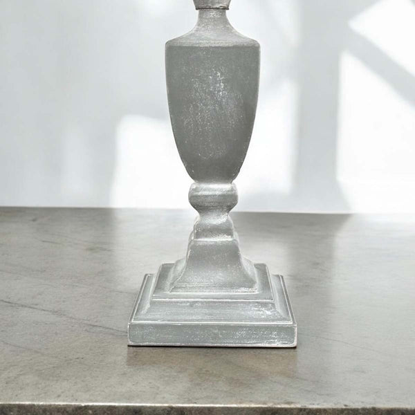 Washed urn base & 70733 grey shade set (W)