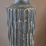 Grand Gustav carved base & nat shade set