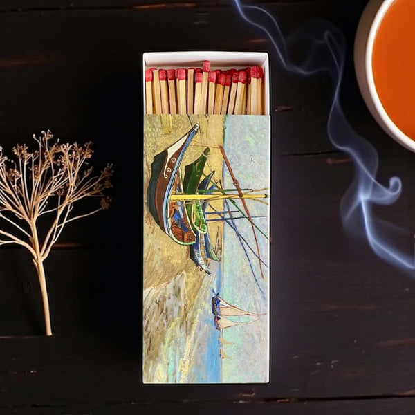 boats watercolour ex long safety matches