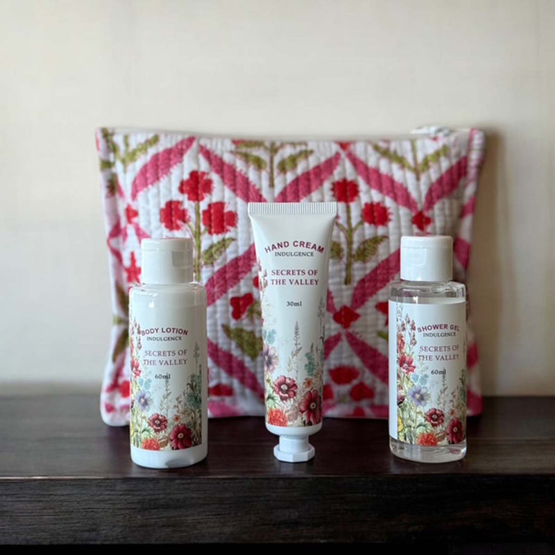 pink weekend bag  set