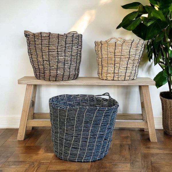 set of 3 assorted dharma baskets