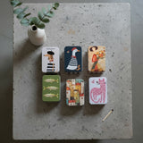 Nordic houses scented candle tin