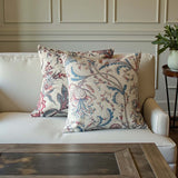 Aether blue/red cushion