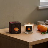 ribbon box candle orange clove