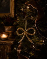 GLASS BOW ORNAMENT