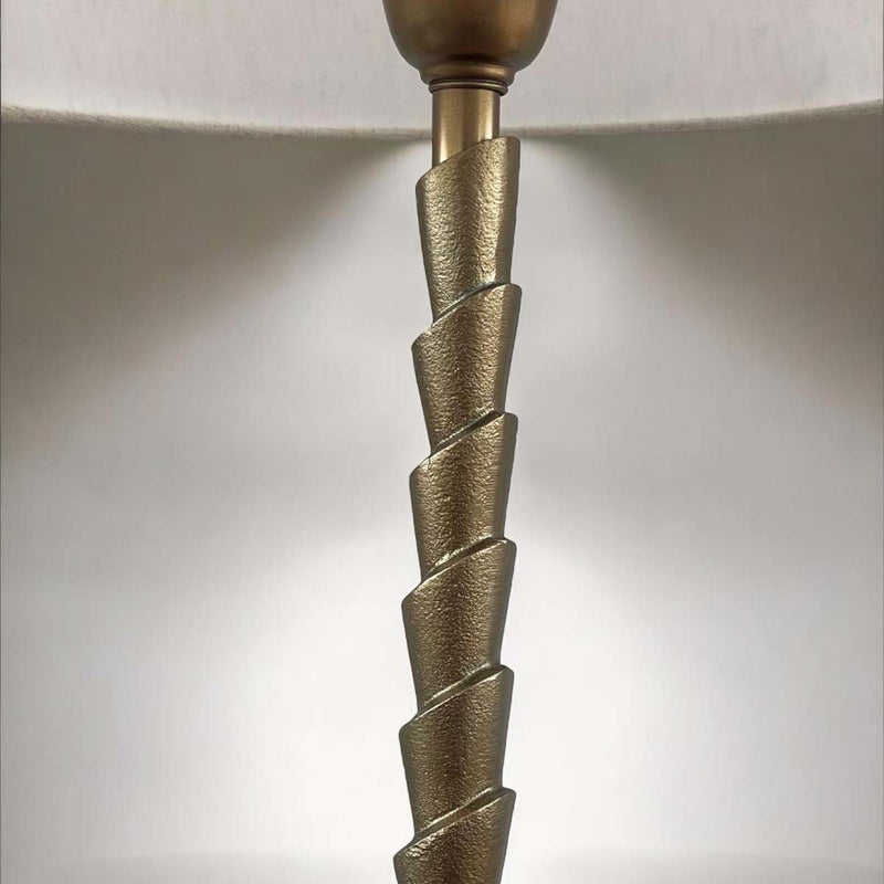 Verona 50cm gold base & shade set