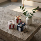 bonjour dog scented candle tin