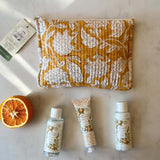 yellow weekend bag set
