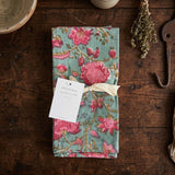 PARTY PNK/TEAL SET 4 NAPKINS