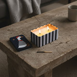 Parisian duck scented candle tin