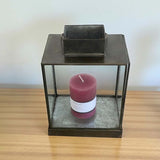 Medium aged baki square lantern 20cm