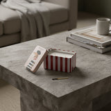 bonjour dog scented candle tin