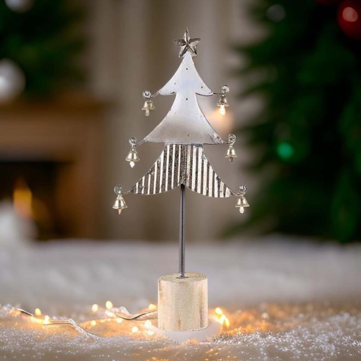 LARGE TREE WITH BELLS - LIGHT GREY – BIGGIE BEST