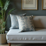 Serpent dusty blue cushion