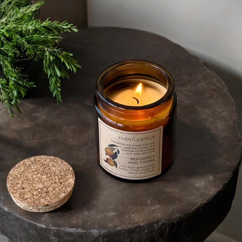candle jar bergamot