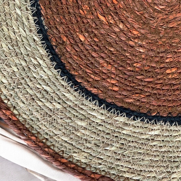 SEAGRASS PLACEMAT ORANGE (W)