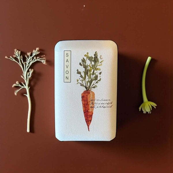 Lrg scented soap - carrot