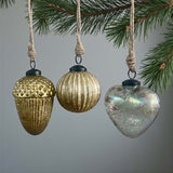 recycled glass heart hanger