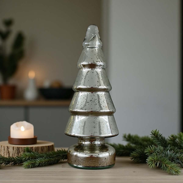 ant silver full on glass tree
